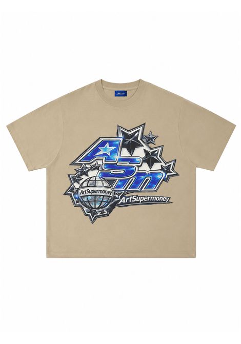 T-shirt con stampa ARTSUPERMONEY | GALAXY SANDSAND